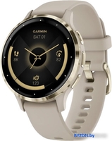 Умные часы Garmin Venu 3S (френч-грей, с силиконовым ремешком) - фото