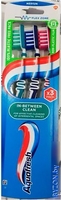 Набор зубных щеток Aquafresh In-Between Clean средняя (3 шт) - фото