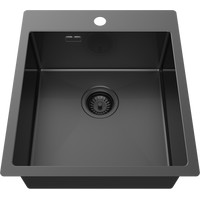 Кухонная мойка ZorG ZRN 5045 Premium PVD Gunblack - фото2