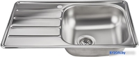 Кухонная мойка Ukinox Гранд GRM780.480-GT6K 1R (с сифоном S701 ) - фото2