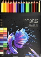 Набор цветных карандашей Феникс+ Классик 64098 (24 цв) - фото2