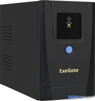 Источник бесперебойного питания ExeGate SpecialPro UNB-650.LED.AVR.1SH.2C13.RJ.USB EX292768RUS - фото
