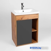 Viant Тумба под умывальник Бостон Como 50 VBOS50COG-T1STP - фото2