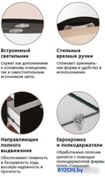 Style Line Тумба под умывальник Жасмин-2 80 (для квадратной раковины) - фото2
