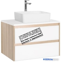 Style Line Тумба под умывальник Монако МДФ 100 (подвесная, со столешницей) - фото