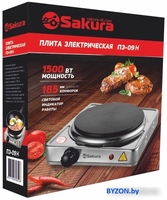 Настольная плита Sakura ПЭ-09Н - фото2
