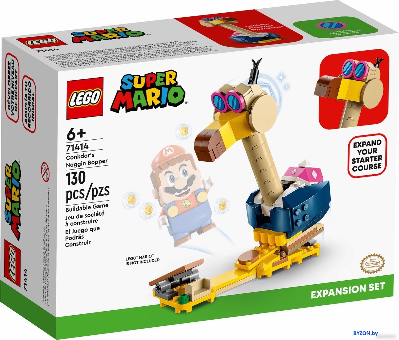 Конструктор LEGO Super Mario 71414 Дополнительный набор: Конкдор Ноггин Боппер Конструктор LEGO Super Mario 71414 Дополнительный набор: Конкдор Ноггин Боппер