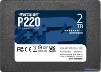 SSD Patriot P220 2TB P220S2TB25 - фото