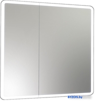 Континент Шкаф с зеркалом Emotion Led 80x80 (с датчиком движения) - фото