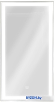 Континент Шкаф с зеркалом Mirror Box Black Led 35x65 (левый) - фото2