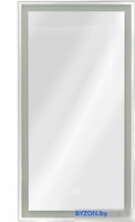 Континент Шкаф с зеркалом Mirror Box Black Led 35х65 - фото2