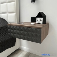 Тумба Shtabe Simple 7000 эко (графит/дуб веллингтон) - фото
