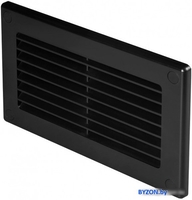Вентиляционная решетка Awenta KP55-30CZ 55x110 (черный) - фото