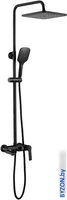 Душевая система Esko Singapore Black ST300BL - фото
