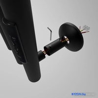 Полотенцесушитель Маргроид Ferrum Inaro СНШ 120x6x12 6 крючков, Черный матовый, скрытого монтажа, таймер справа - фото2