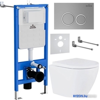 Унитаз подвесной Roxen StounFix Slim 530326 - фото