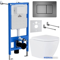 Унитаз подвесной Roxen StounFix Slim 614314 - фото