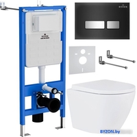 Унитаз подвесной Roxen StounFix Slim 643669 - фото