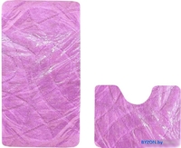 Набор ковриков Gokyildiz Standart 0.5x0.8 CROSS-4034-ORCHID - фото