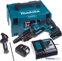 Перфоратор Makita DHR241RTJ (с 2-мя АКБ, кейс) - фото