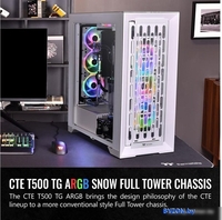 Корпус Thermaltake CTE T500 TG ARGB Snow CA-1X8-00F6WN-01 - фото2