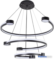 Подвесная люстра LED4U L7100-3 BK - фото