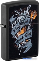 Зажигалка Zippo Darts Black Matte 48679 - фото