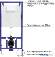 Унитаз подвесной Berges Wasserhaus Ventas Rimless + Ventas Slim SO + Novum 525 + L1 043308 - фото2