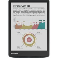 Электронная книга PocketBook 743K3 InkPad Color 3 (черный/серебристый) - фото2