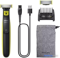 Триммер для бороды и усов Philips OneBlade Face QP2724/30 - фото