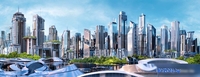 Фотообои ФабрикаФресок Город Будущего 587270 (700x270) - фото