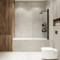 Стеклянная шторка для ванны Benetto Open BEN802-BLC - фото
