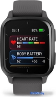 Умные часы Garmin Venu Sq 2 (темно-серый) - фото2