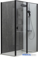 Душевой уголок Allen Brau Priority 160x80 304246 (черный браш) - фото