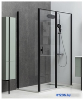 Душевой уголок Allen Brau Priority 160x80 304246 (черный браш) - фото2