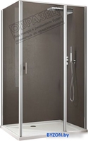 Душевой уголок Allen Brau Priority 90x100 304209 (серебро браш) - фото