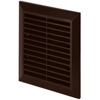 Вентиляционная решетка Awenta Classic T48aBR 14x17 (коричневый) - фото