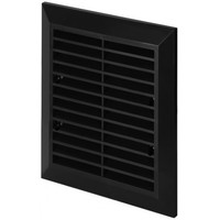 Вентиляционная решетка Awenta Classic T48aCZ 14x17 (черный) - фото