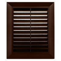 Вентиляционная решетка Awenta Classic T48BR 14x17 (коричневый) - фото2