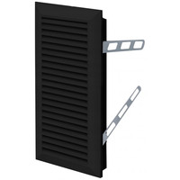 Вентиляционная решетка Awenta Classic T63CZ 14x28 (черный) - фото