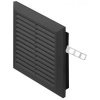 Вентиляционная решетка Awenta Classic T40GR 17x17 (графитовый) - фото