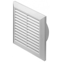 Вентиляционная решетка Awenta Classic T27 20х20/d150 (белый) - фото