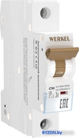 Выключатель автоматический Werkel 1P 10 A C 6 кА W901P106 - фото