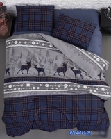 Постельное белье Karven Happinies Navy Blue 1.5 N243 - фото