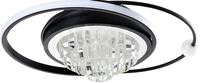 Припотолочная люстра LED4U L8023-450 BK - фото