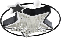 Припотолочная люстра LED4U L8025-450 BK - фото