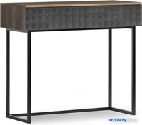 Консольный стол Shtabe Simple 7011 эко (графит/дуб веллингтон/черный) - фото2