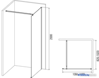 Душевая стенка IVA WIB110C - фото2