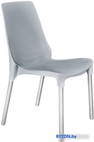 Стул Sheffilton SHT-S75 (серый/хром лак) - фото