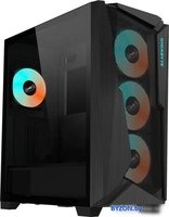 Корпус Gigabyte C301 Glass (черный) - фото